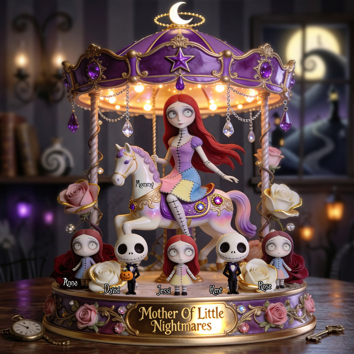 Dark Fairytale Mom Acrylic Plaque - Personalized Gifts For Mom 04PGLU100426-Homacus