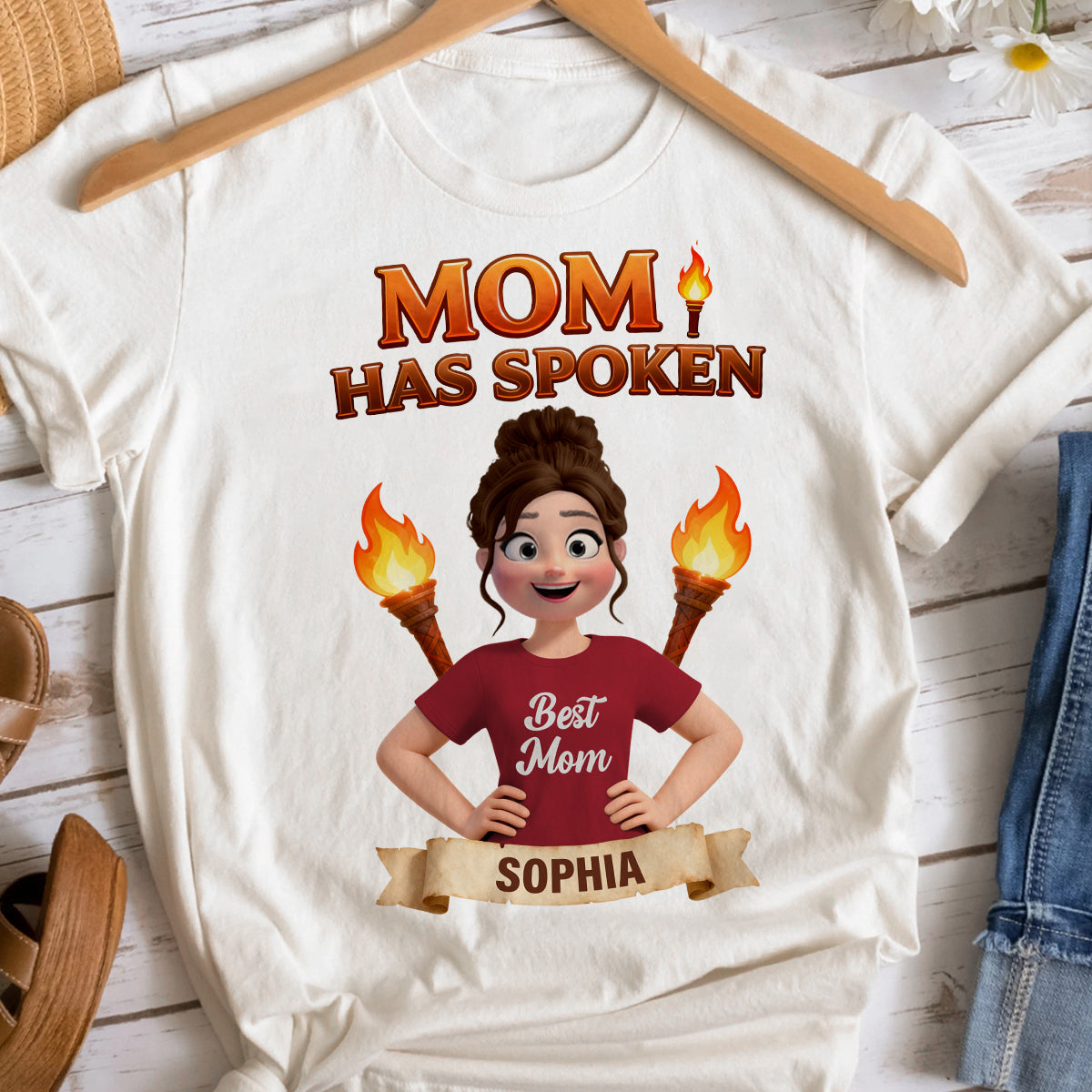 Mom Has Spoken Shirt - Personalized Gifts For Mom 04hutn230226-Homacus