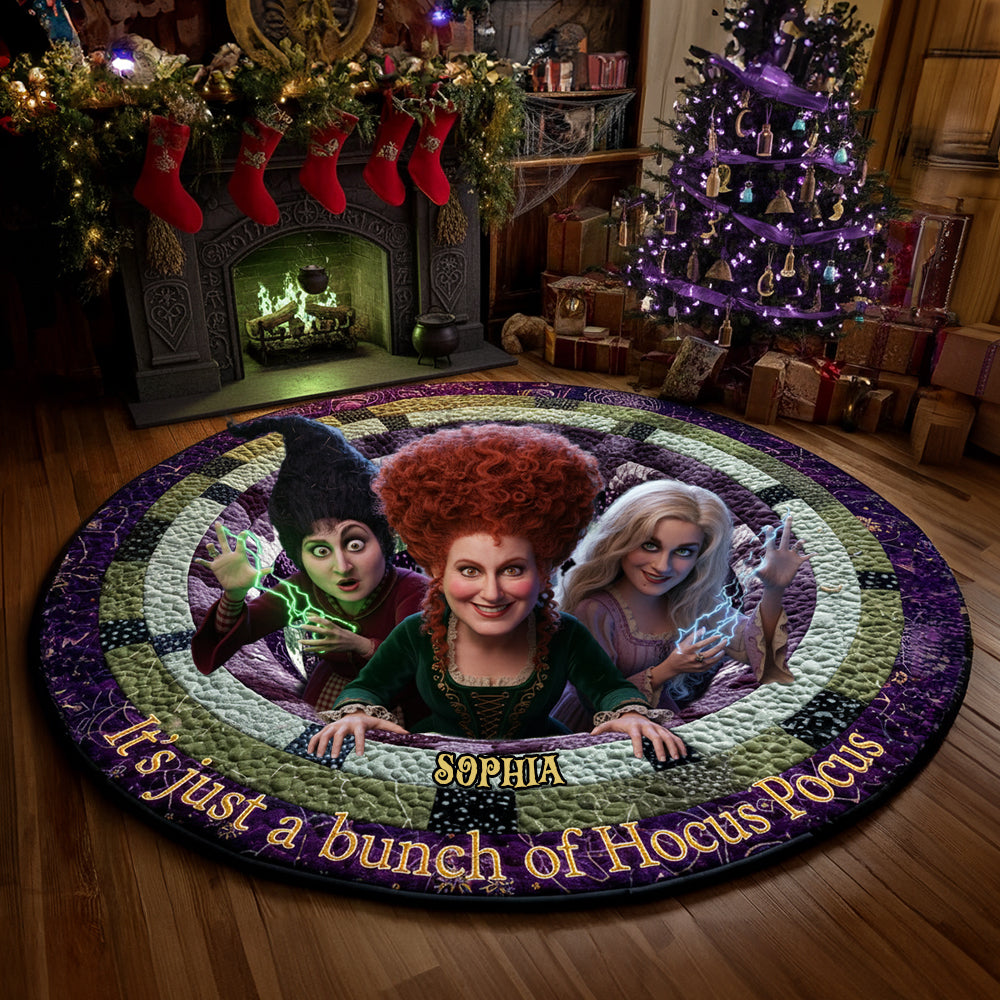 Personalized Christmas Gifts For Movie Fans Quilted Round Mat 03tgtn011025-Homacus