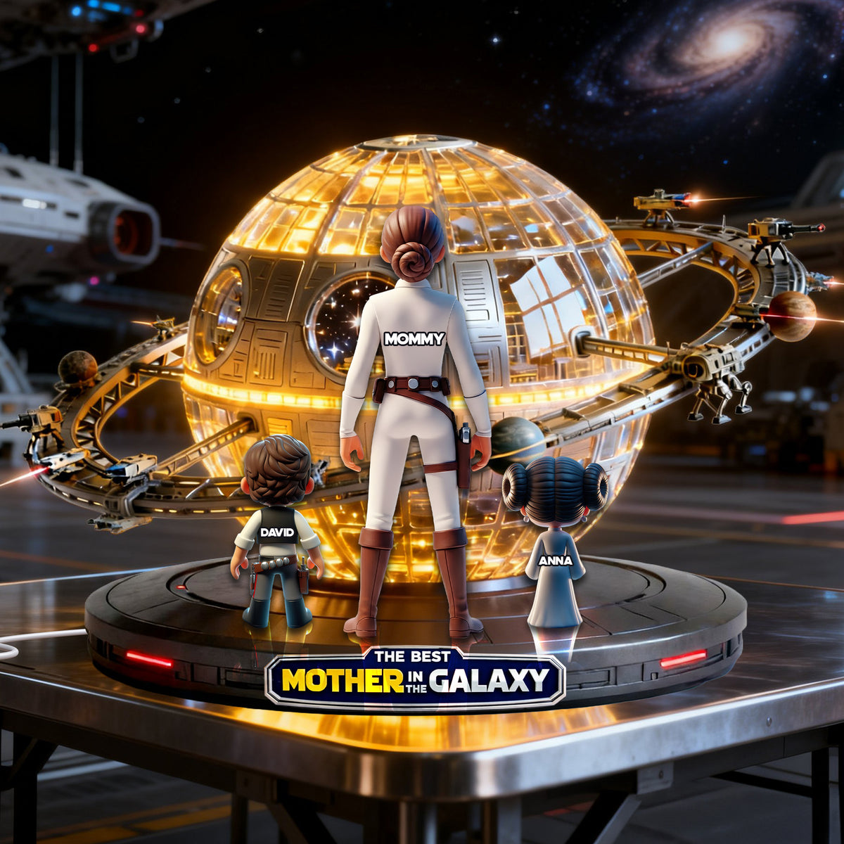 Space Adventure Mom Light Box - Personalized Gift For Mom 02OHLU270226-Homacus