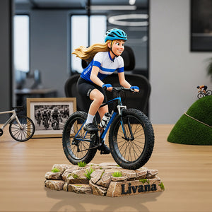 Teenager Riding Bicycle Plaque - Custom Photo Gifts For Bicycle Lovers 02pata290825-Homacus