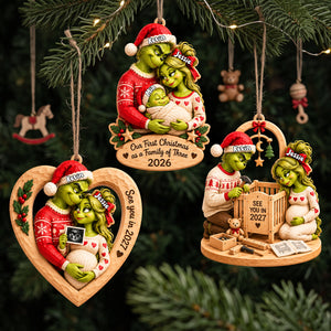 Baby On The Way Christmas Ornament - Personalized Gift For Expecting Parents 01TYTA231026-Homacus