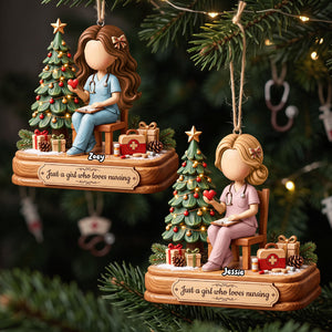 Nurse On Duty Acrylic Ornament - Personalized Christmas Gift For Nurses 02PGTA151026-Homacus