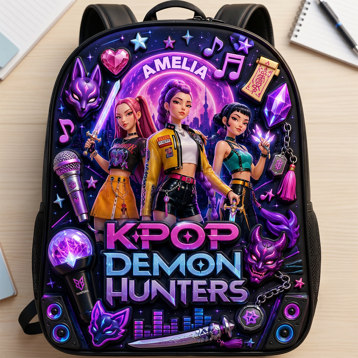 Fantasy Girl Backpack - Personalized Gifts For Kids School Bag 07nadt290626-Homacus
