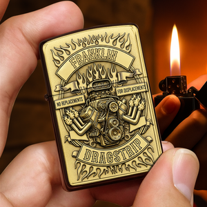 DragTrips - Drag Racing Lighter - Personalized Gift For Hot Rod Lovers-Homacus