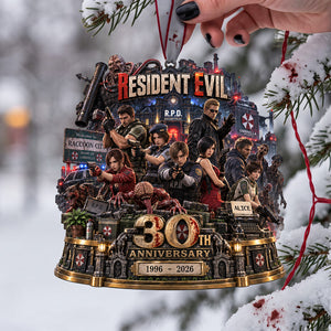 30th Anniversary Survival Horror Ornament - Personalized Christmas Gifts 04NATA180926