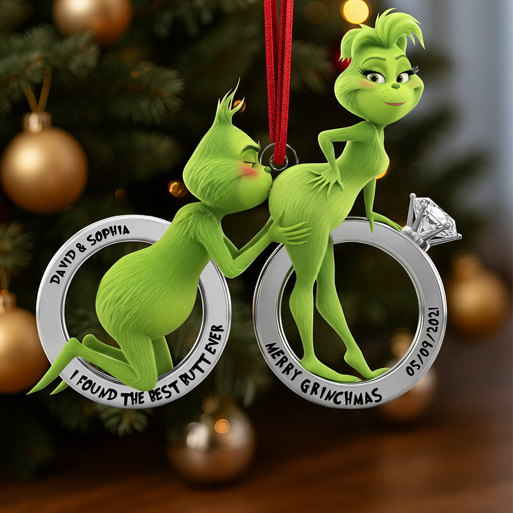 Naughty Couple Christmas Ornament - Personalized Gifts For Couple 05ohqn120925-Homacus