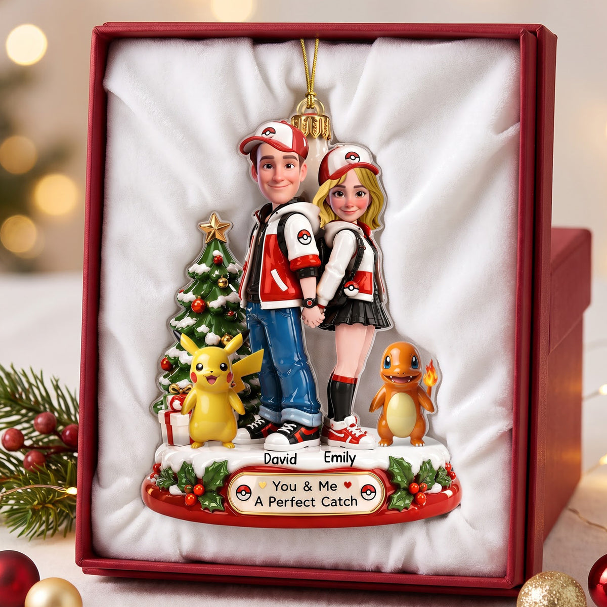 Perfect Match Acrylic Ornament, Personalized Gifts For Couple 06qhqn280826-Homacus