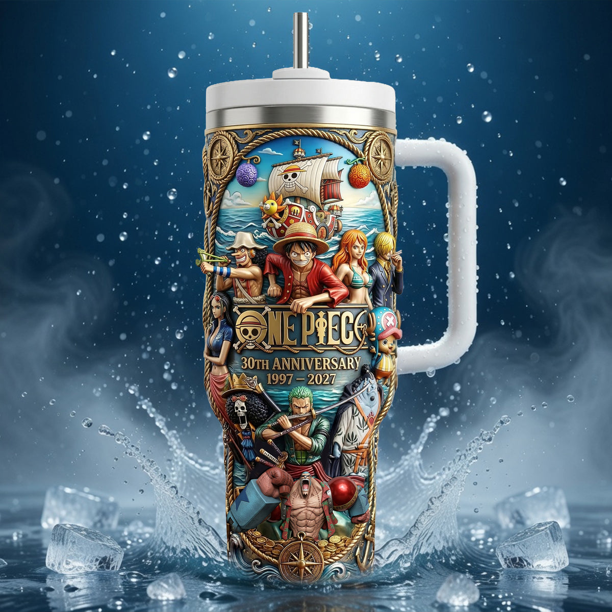30th Anniversary Anime Tumbler - Personalized Gifts For Anime Lovers 01nalu140326-Homacus