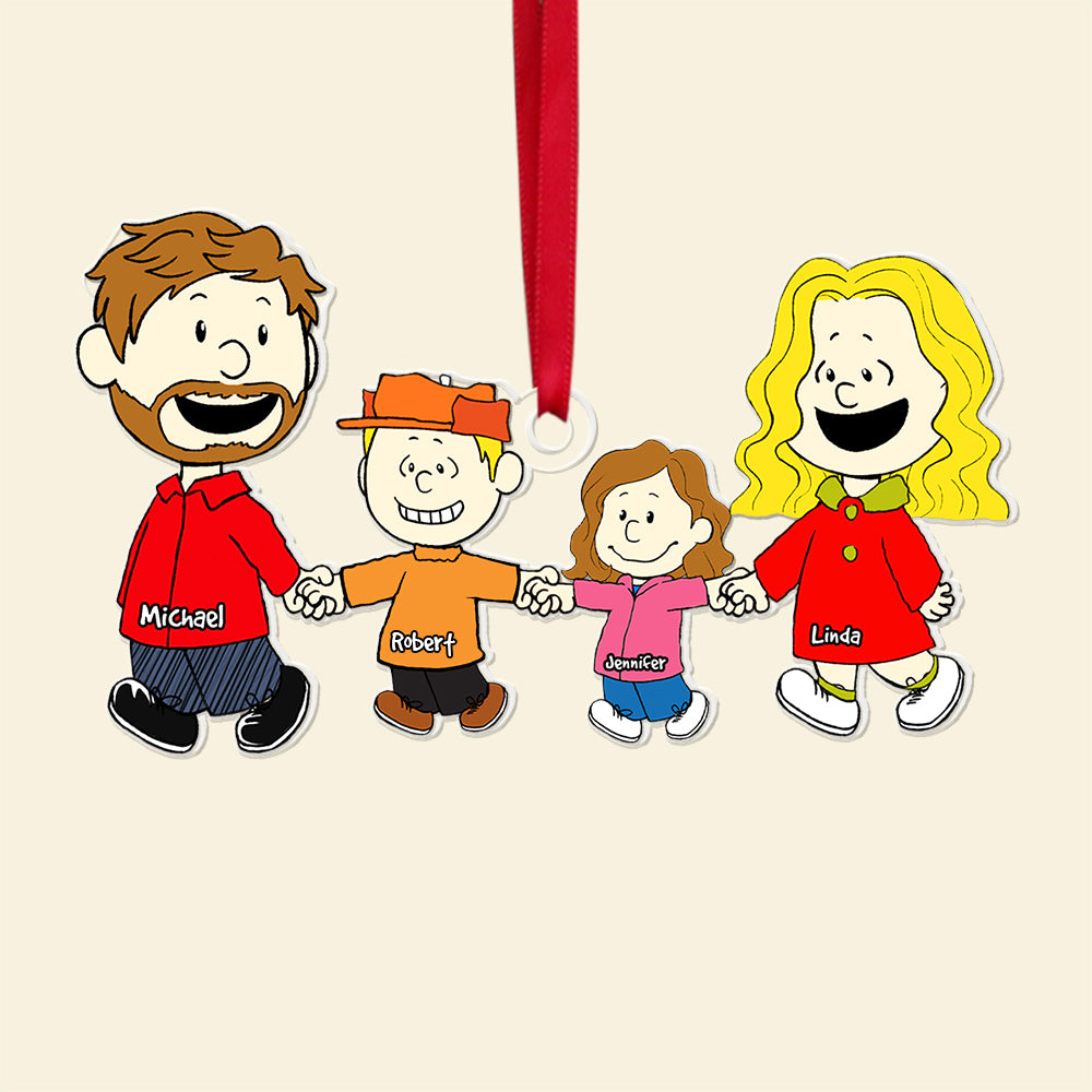 Personalized Gifts For Family Christmas Ornament 07ACQN191124DA-New-Homacus