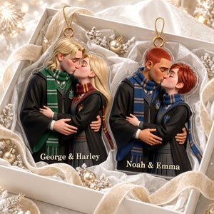 Enchanted Love Story Acrylic Ornament - Personalized Christmas Gifts For Couples 03HUDT190926