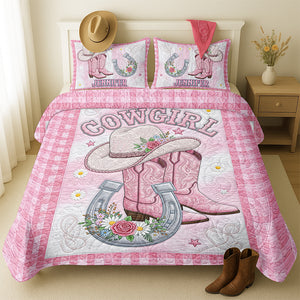 Rustic Cowgirl Quilt Bedding Set Special Line – Personalized Gifts For Cowgirl 04pgqn240725-Homacus