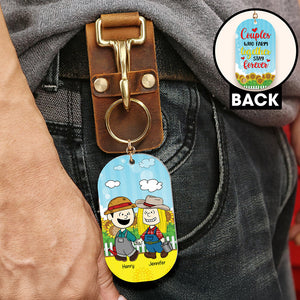 Personalized Gifts For Couple Farmer Keychain Couples Who Farm Together Stay Forever 04TOQN080225HG-Homacus