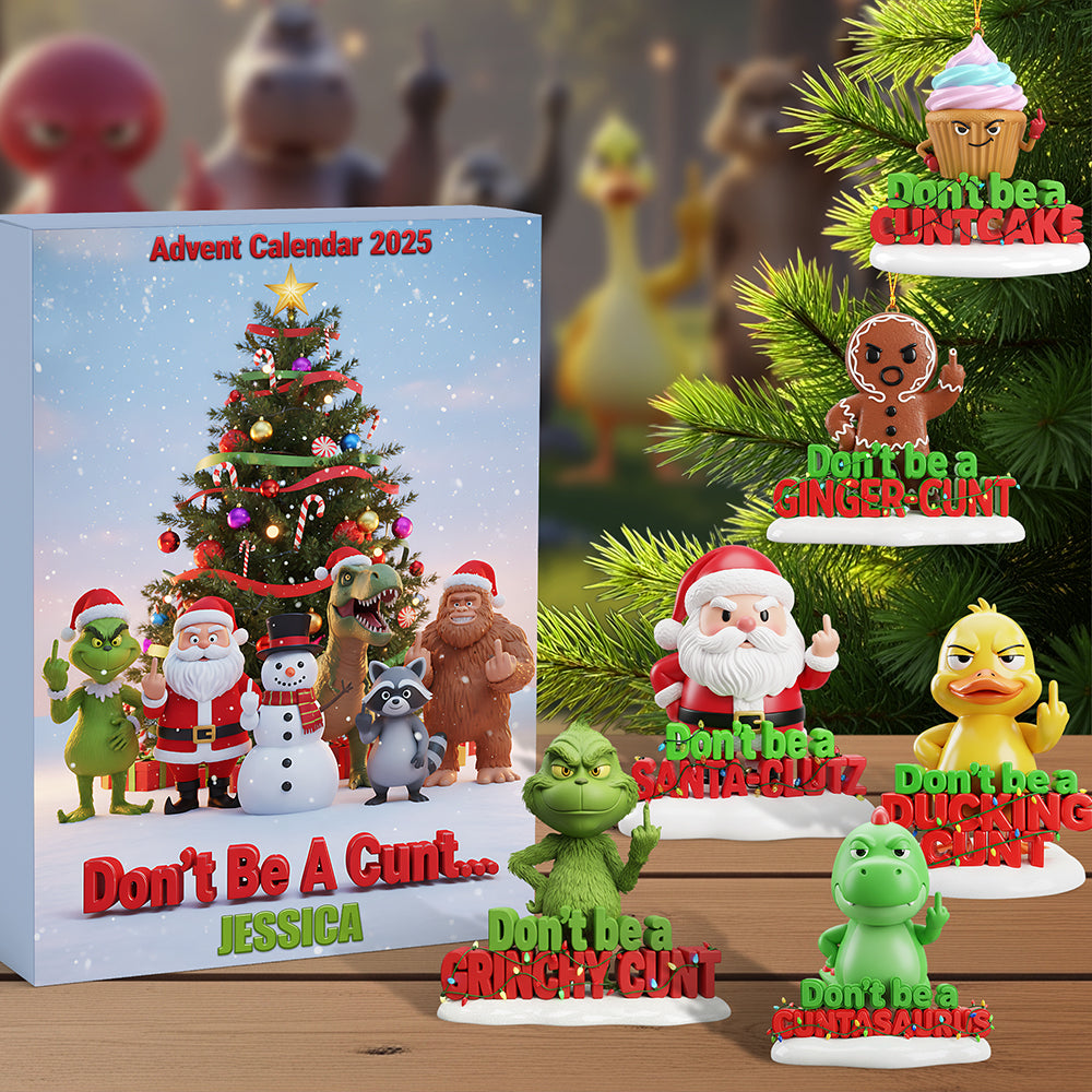 Personalized Gifts For Christmas - Funny Advent Calendar Blind Box 03nata141125-Homacus