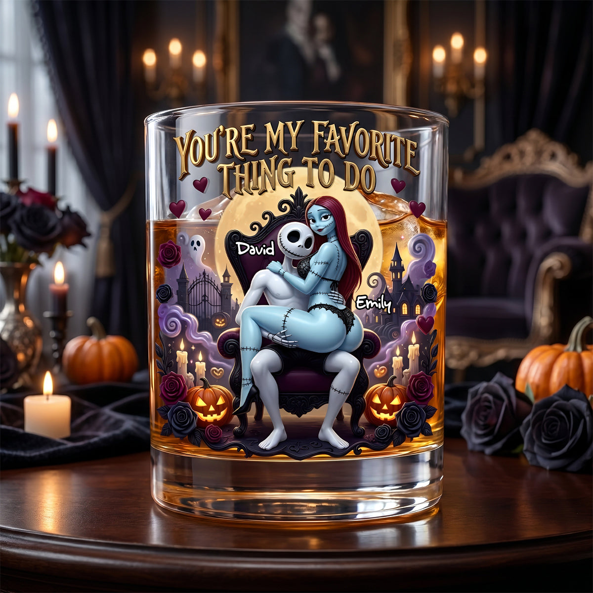 Naughty Soulmates Whiskey Glass - Personalized Gifts For Couples 03TYDH160626-Homacus