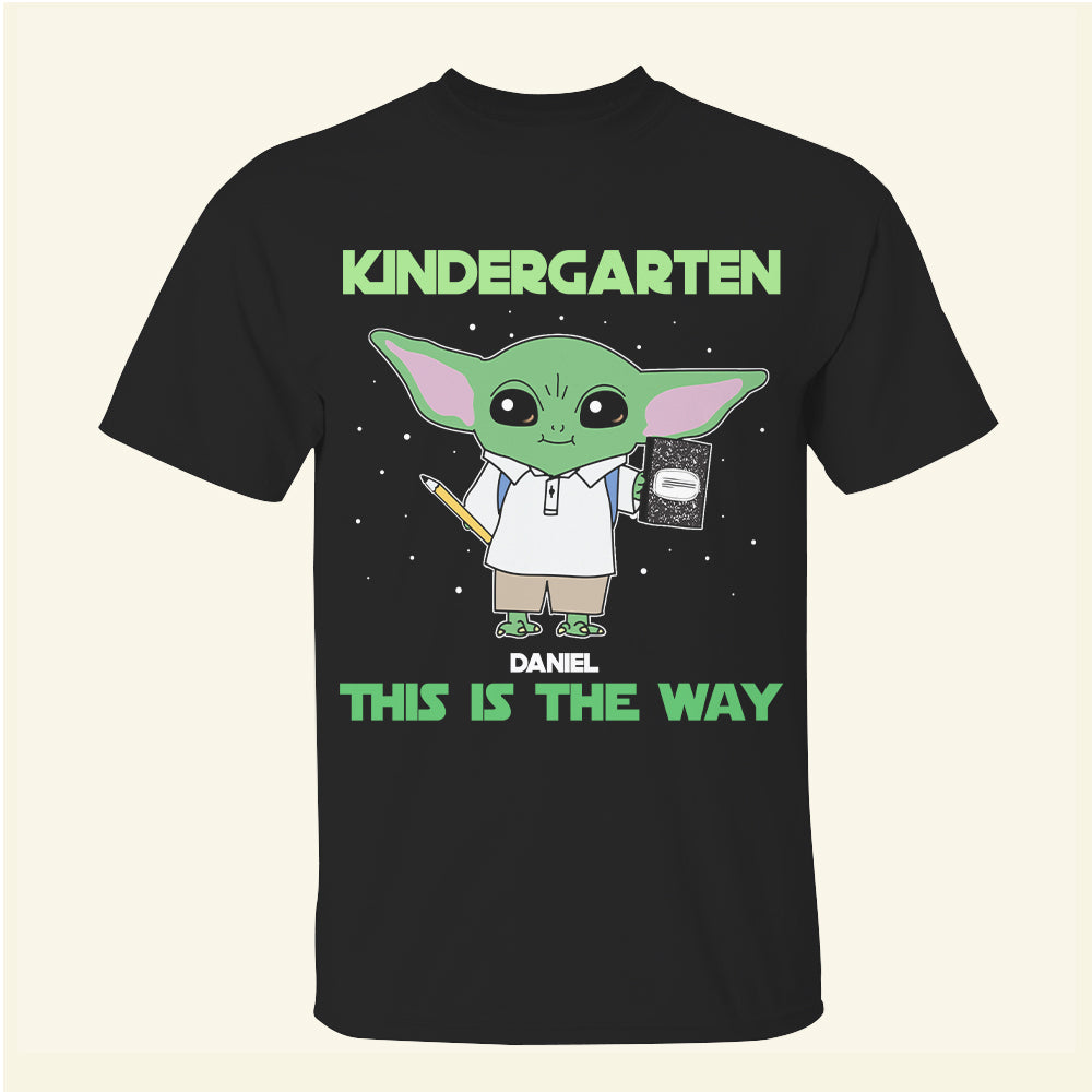 Personalized Gifts For Kids Shirt This Is The Way 02HUHN090722-Homacus