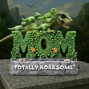 Dinosaur Mom Acrylic Plaque - Personalized Gifts For Mother 03QHLU220425-Homacus