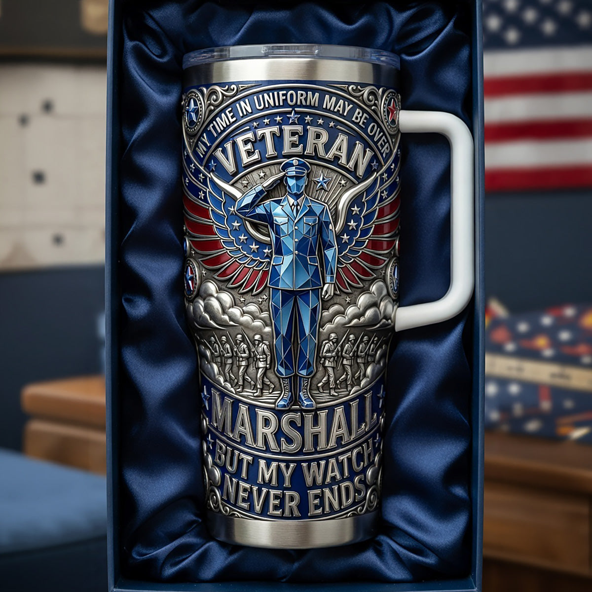 Veteran Proud Tumbler - Personalized Gifts For Veterans 05pamg100326-Homacus