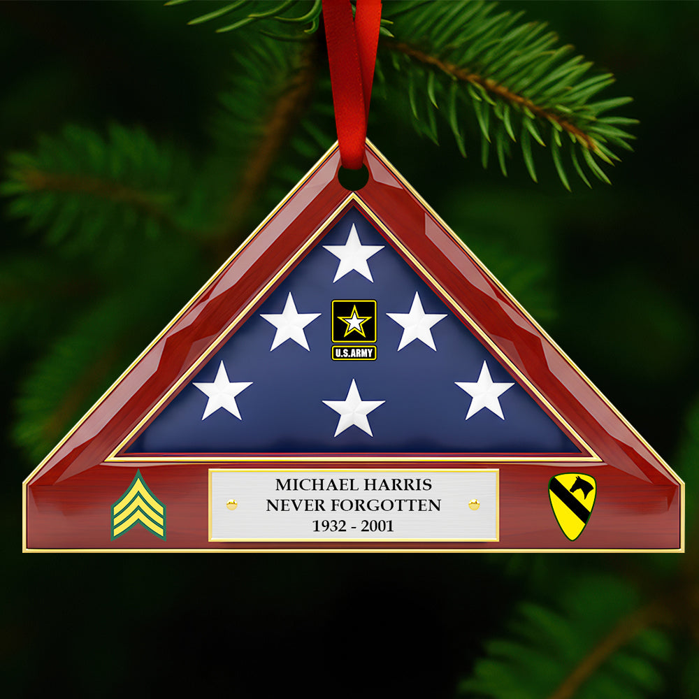 Honoring Heroes Christmas Military Ornament - Personalized Gifts For Veterans 02OHDT131025-Homacus