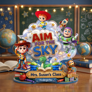 Aim For The Sky Acrylic Plaque - Personalized Gifts For Teachers 01hadh240626-Homacus