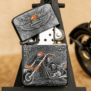 Demon Motorcycle Lighter - Personalized Gifts For Biker-Homacus