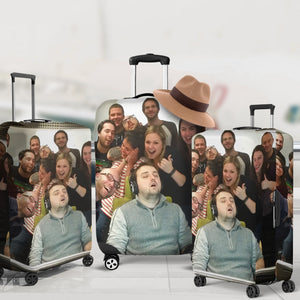 Custom Photo Luggage Cover, Funny Gift For Friends Upcoming Trips 03qhqn060724-Homacus