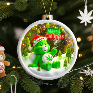 Merry Chillmas Ornament Personalized Gifts For Smokers 02TODT150825-Homacus