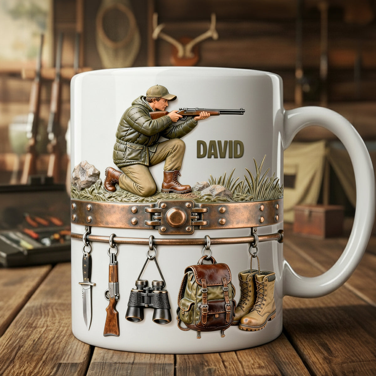 Hunter Coffee Mug - Personalized Gifts For Hunters 07tolu201225-Homacus