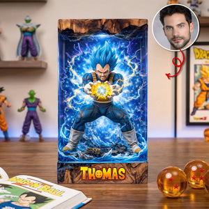 Thunder Power Fighter Shaped Plaque - Personalized Custom Photo Gift 02HUTN180326-Homacus