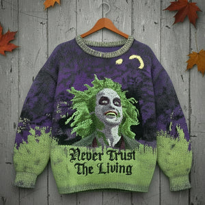 Fun Horror Anti Social Ugly Sweater, Gifts For Horror Fans 01qhtn080925-Homacus