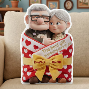 Couple Growing Old With You Pillow - Personalized Gifts For Couple 07ohlu121225-Homacus