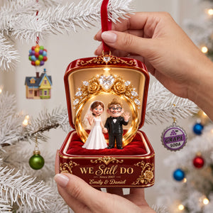 Love Engagement Anniversary Ornament - Personalized Gifts For Couple 01qhlu210926-Homacus