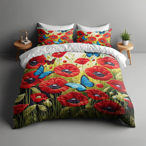 Gifts For Poppy Lover Quilt Bed Set Poppy Flowers 05HUMH200125-Homacus