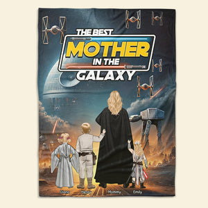 Mom Galaxy Blanket - Personalized Gifts For Mom 041xqqn250425hhhg-Homacus