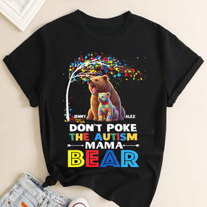 Personalized Christmas Gifts For Mom Shirt Autism Mama Bear 01OHMH070325-Homacus