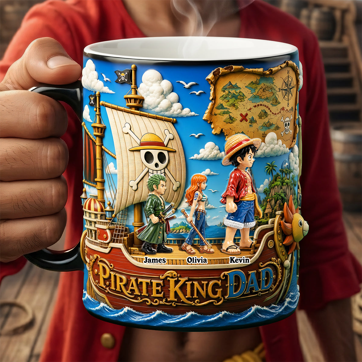 Daddy Adventure Crew Magic Coffee Mug - Personalized Gifts For Father's Day 02tota110526-Homacus