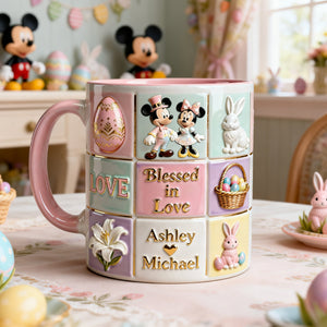 Blessed In Love Accent Mug - Personalized Gifts For Couple 02pgtn230226-Homacus