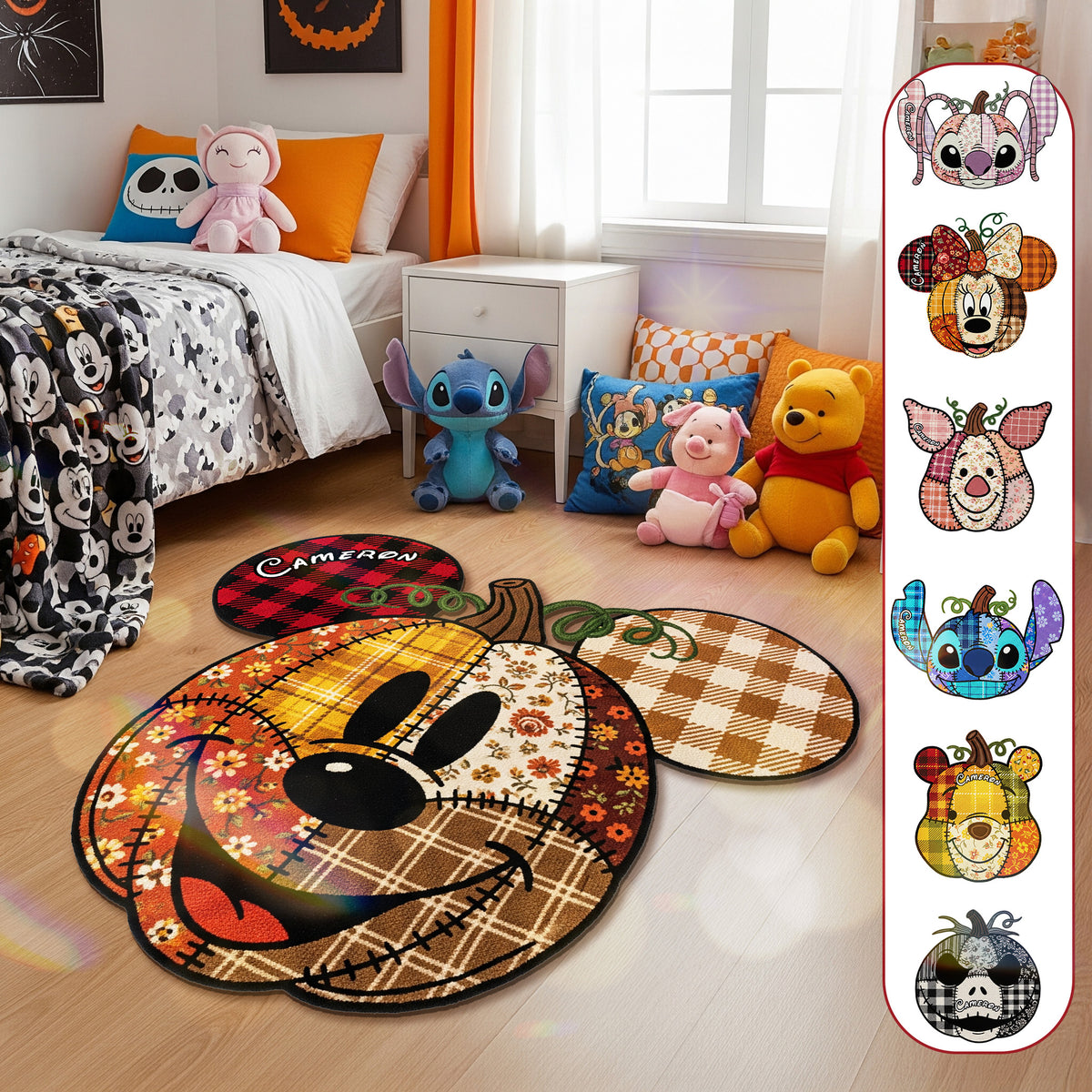 Pumpkin Halloween Custom Shape Doormat - Personalized Gifts For Halloween 04NAMG110825-Homacus