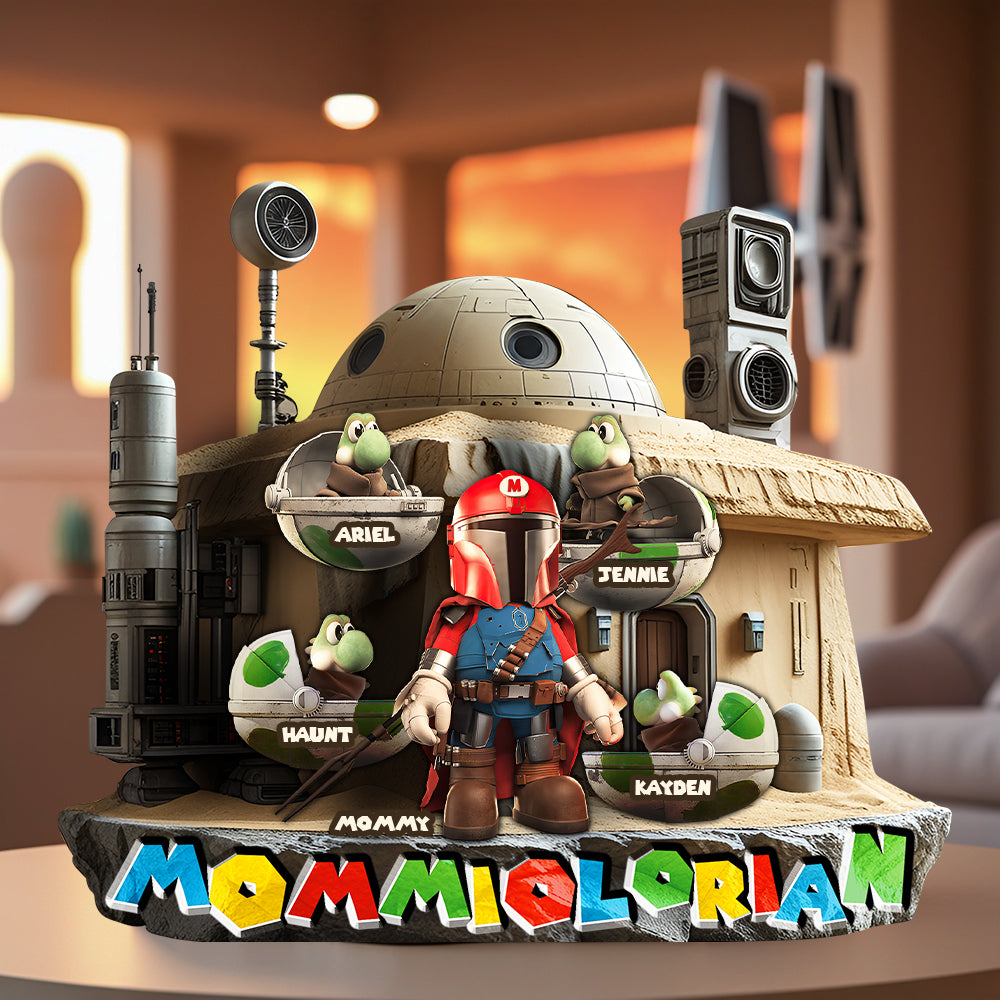 Personalized Gifts For Mom Plaque, Super Galaxy 031qhlu090425-Homacus