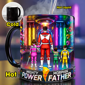 Power Father Magic Coffee Mug - Personalized Gifts For Dad 01hudt020526-Homacus