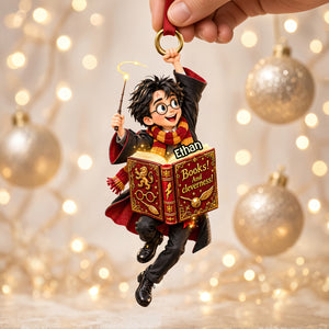 Fantasy School Ornament - Personalized Gifts For Christmas Ornament 05PADT121026-Homacus