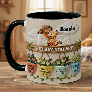 Christian Coffee Accent Mug - Personalized Gifts For Christian Lovers 02pata201225-Homacus