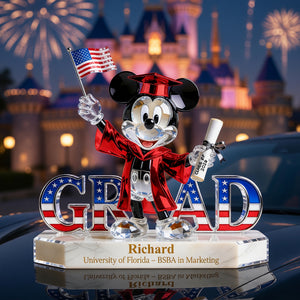 Patriotic Graduate Acrylic Plaque - Personalized Gifts For Graduation 01TGQN250526