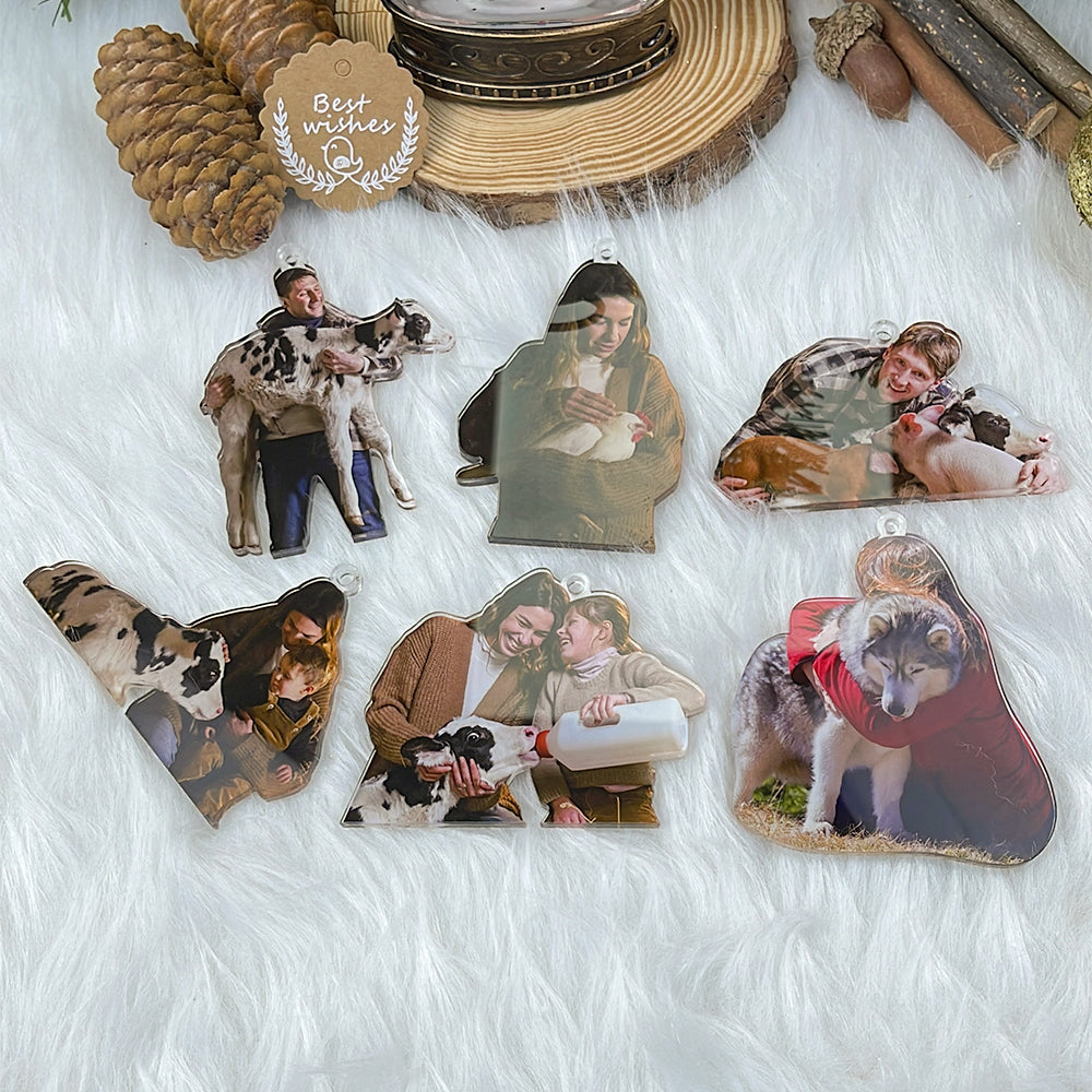 Custom Photo Gifts For Farmers Ornament 87acvp140924-Homacus