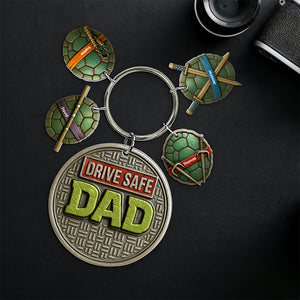 Drive Safe Dad Keychain - Personalized Christmas Gifts For Dad 04naqn300425-Homacus