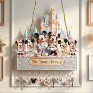 Cute Family Key Hanger – Personalized Gifts For Family 03pgmg311225-Homacus