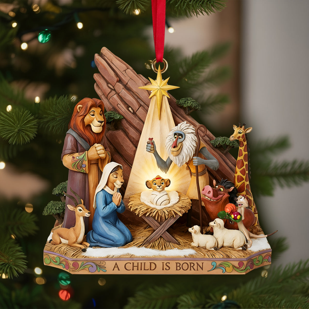 Born Of A Pride Nativity Christmas Ornament - Gifts For Movie Fans 05QHLU240925-Homacus