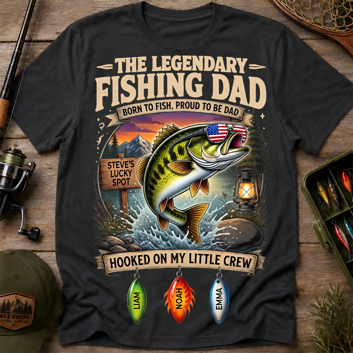 Proud To Be A Dad Shirt - Personalized Gifts For Dad 04TYDH180526-Homacus