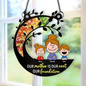Personalized Gifts For Mom Window Hanging Suncatcher Ornament 01kapu150225-Homacus