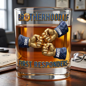 Ultimate Police Officers Brothers Drinking Glass - Personalized Gifts For Brothers 02hulu060626-Homacus